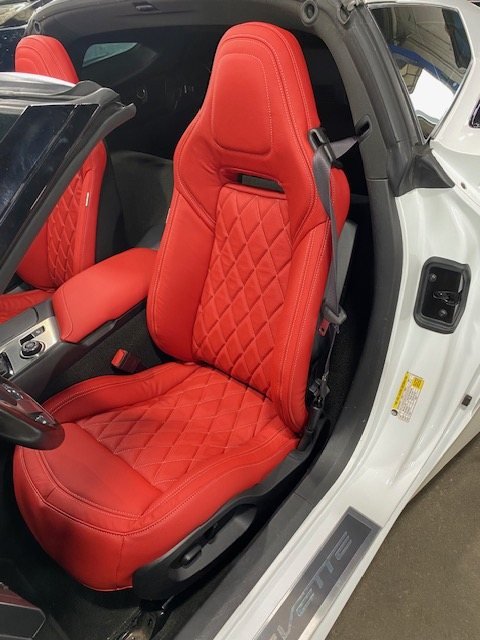 Red diamond sports seats